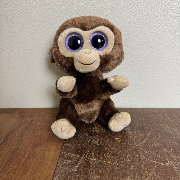 TY Beanie Baby Beanie Boos 2013‎ Coconut Brown Monkey plushie - Picture 1 of 5